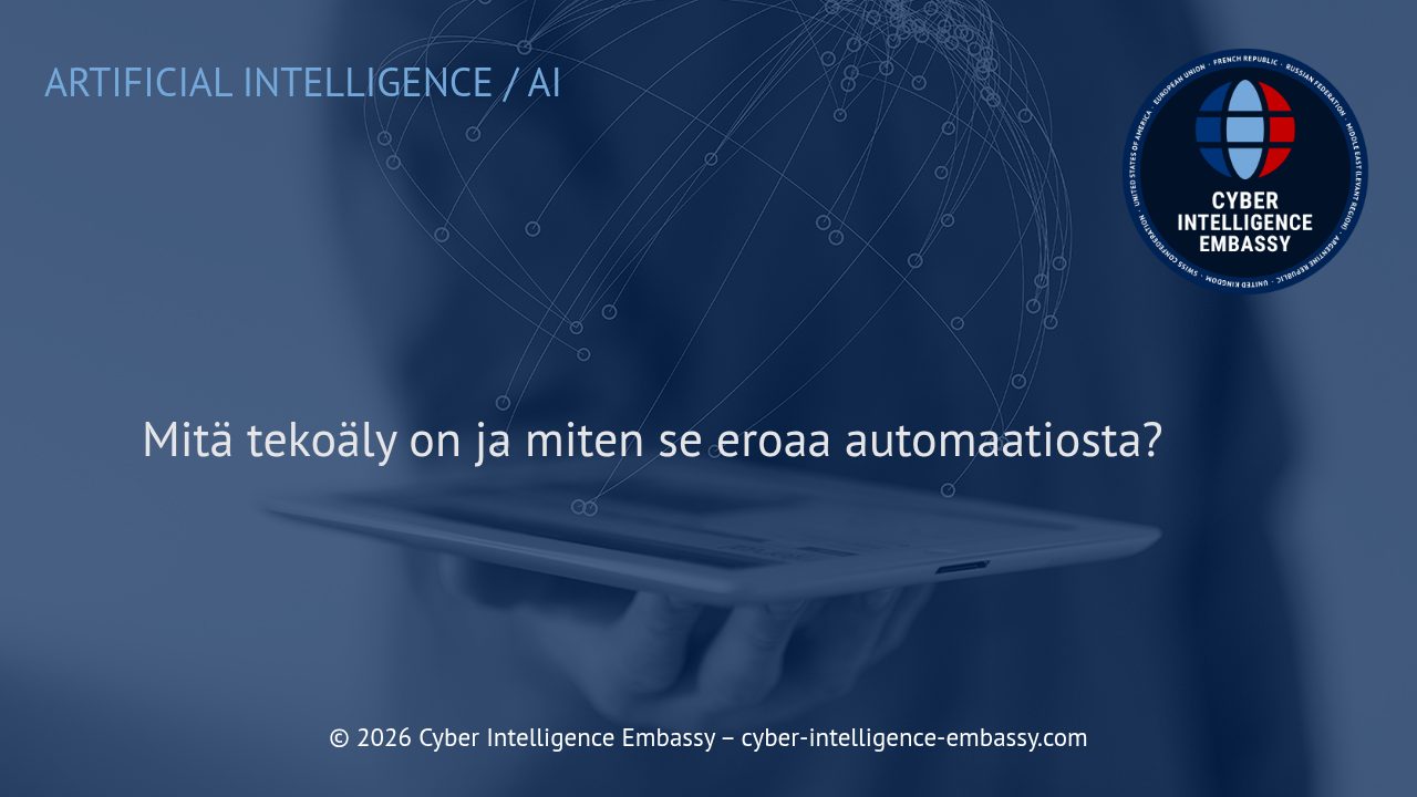 Mitä tekoäly on ja miten se eroaa automaatiosta?