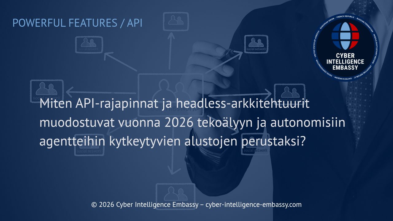 Miten API-rajapinnat ja headless-arkkitehtuurit muodostuvat vuonna 2026 tekoälyyn ja autonomisiin agentteihin kytkeytyvien alustojen perustaksi?