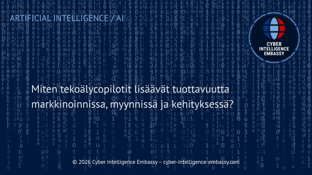 Miten tekoälycopilotit lisäävät tuottavuutta markkinoinnissa, myynnissä ja kehityksessä?