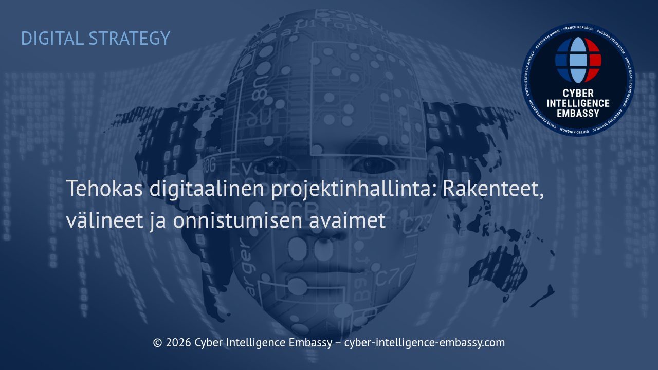 Tehokas digitaalinen projektinhallinta: Rakenteet, välineet ja onnistumisen avaimet