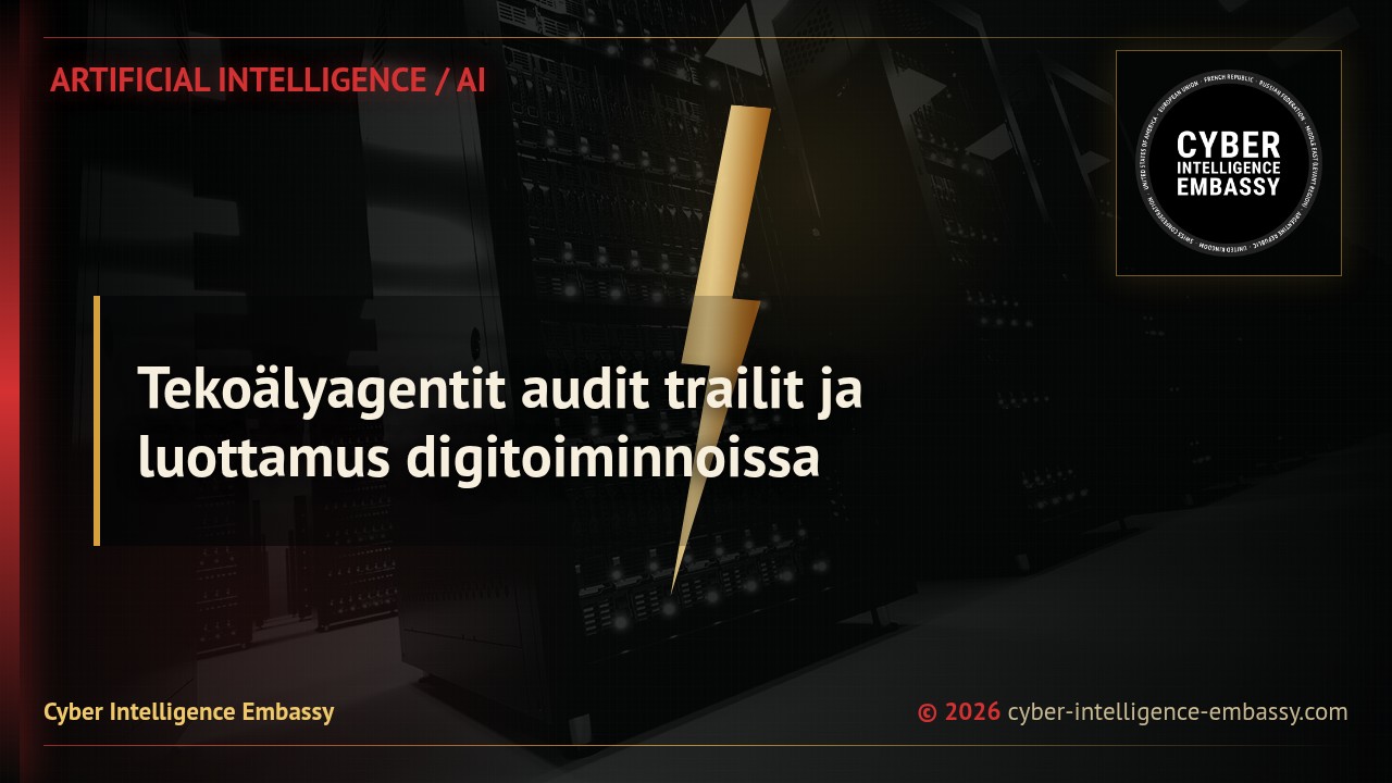 Tekoälyagentit audit trailit ja luottamus digitoiminnoissa