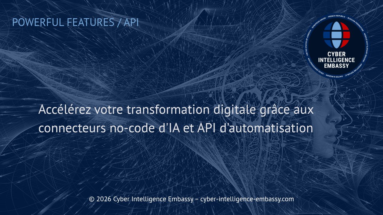 Accélérez votre transformation digitale grâce aux connecteurs no-code d'IA et API d'automatisation