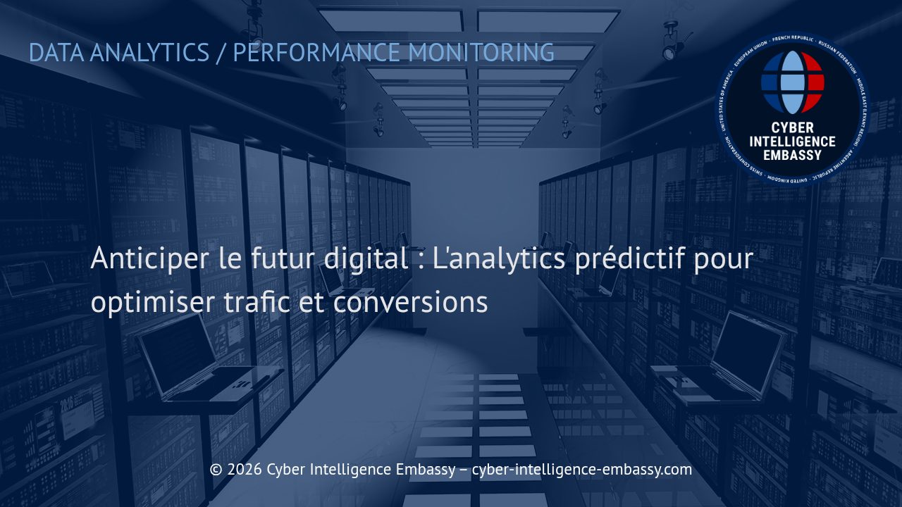 Anticiper le futur digital : L'analytics prédictif pour optimiser trafic et conversions