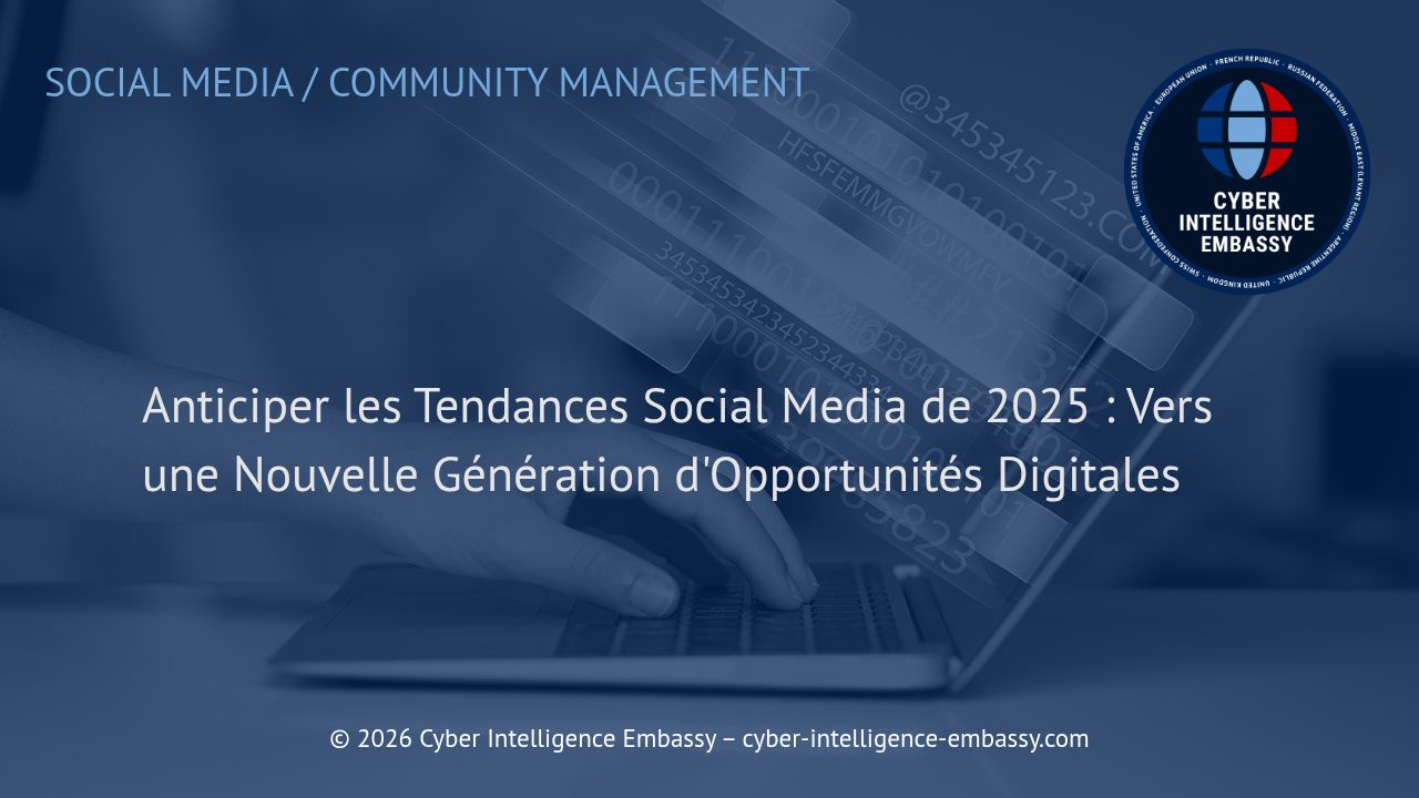 Anticiper les Tendances Social Media de 2025 : Vers une Nouvelle Génération d'Opportunités Digitales