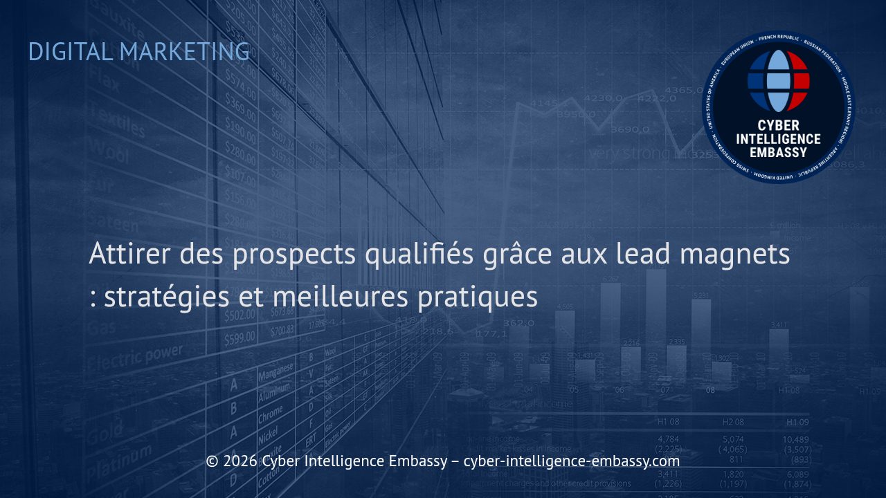 Attirer des prospects qualifiés grâce aux lead magnets : stratégies et meilleures pratiques