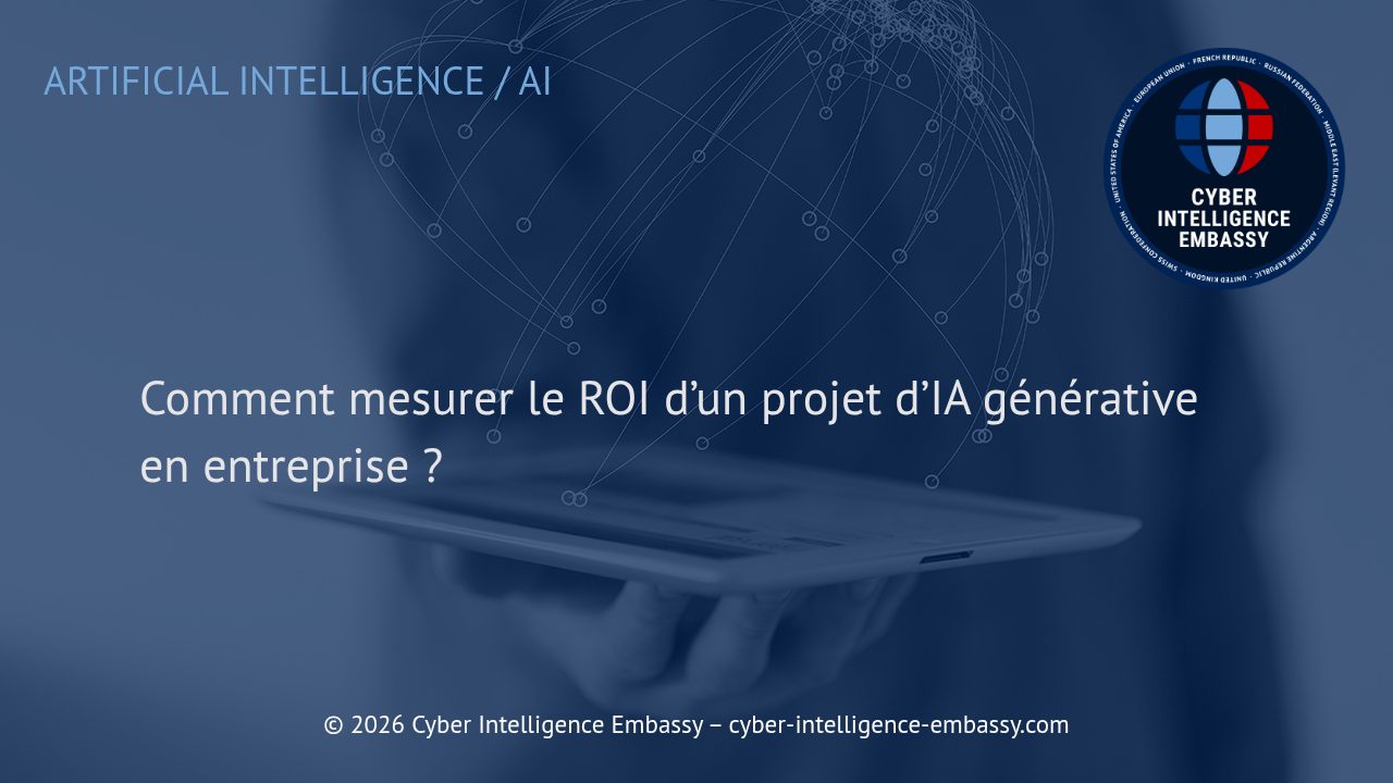 Comment mesurer le ROI d’un projet d’IA générative en entreprise ?