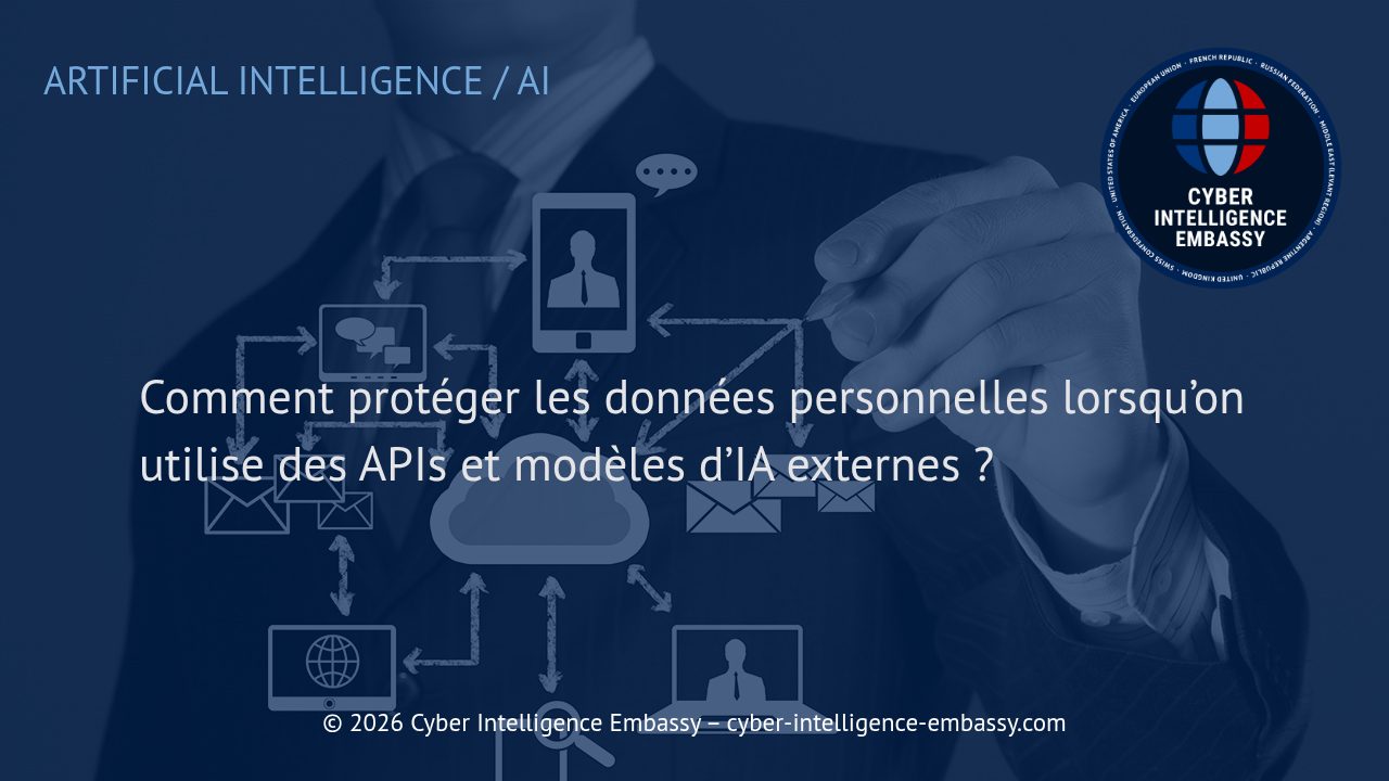 Comment protéger les données personnelles lorsqu’on utilise des APIs et modèles d’IA externes ?