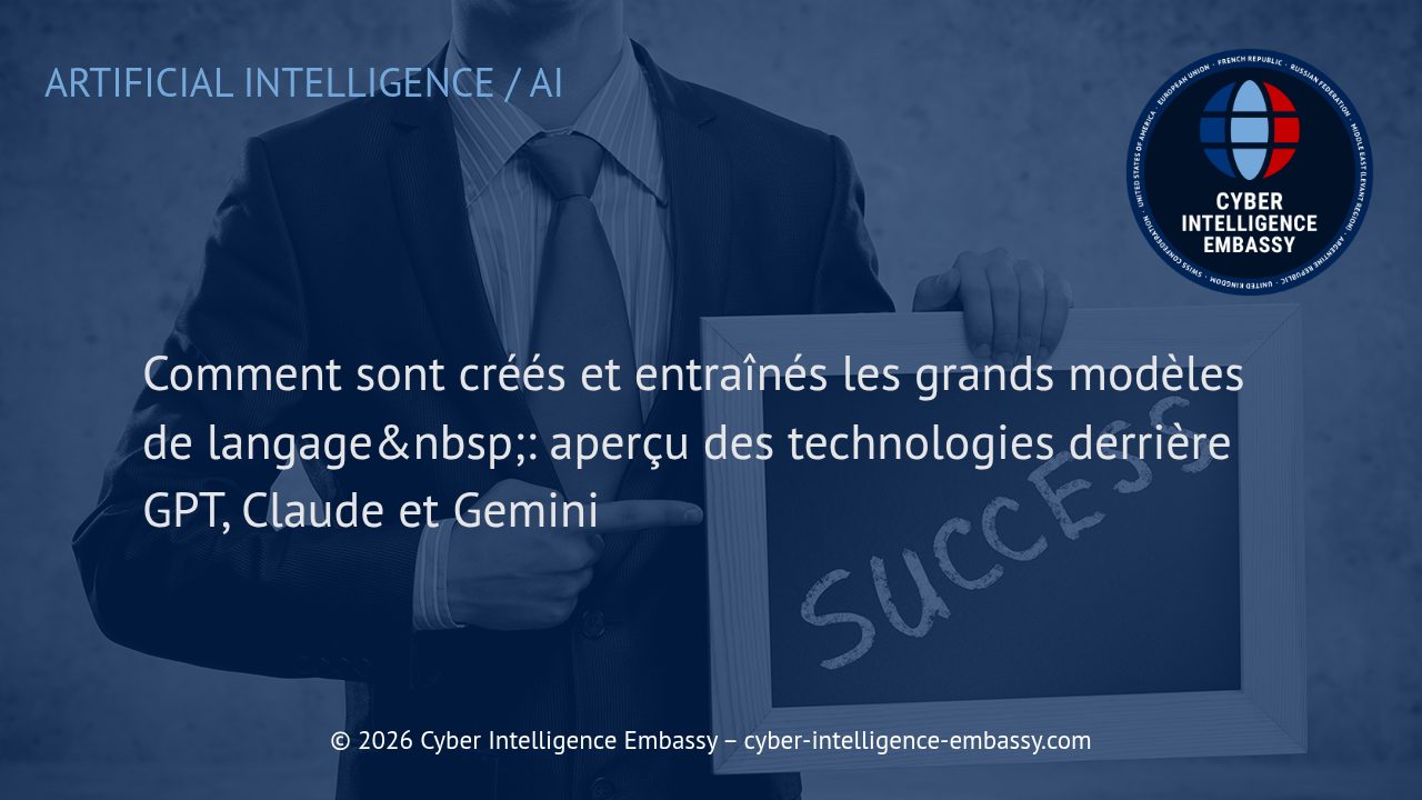 Comment sont créés et entraînés les grands modèles de langage&nbsp;: aperçu des technologies derrière GPT, Claude et Gemini