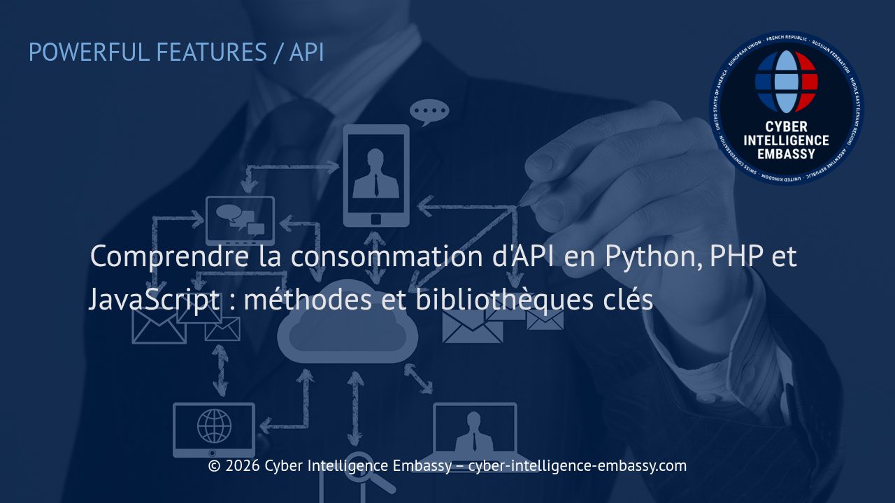 Comprendre la consommation d'API en Python, PHP et JavaScript : méthodes et bibliothèques clés
