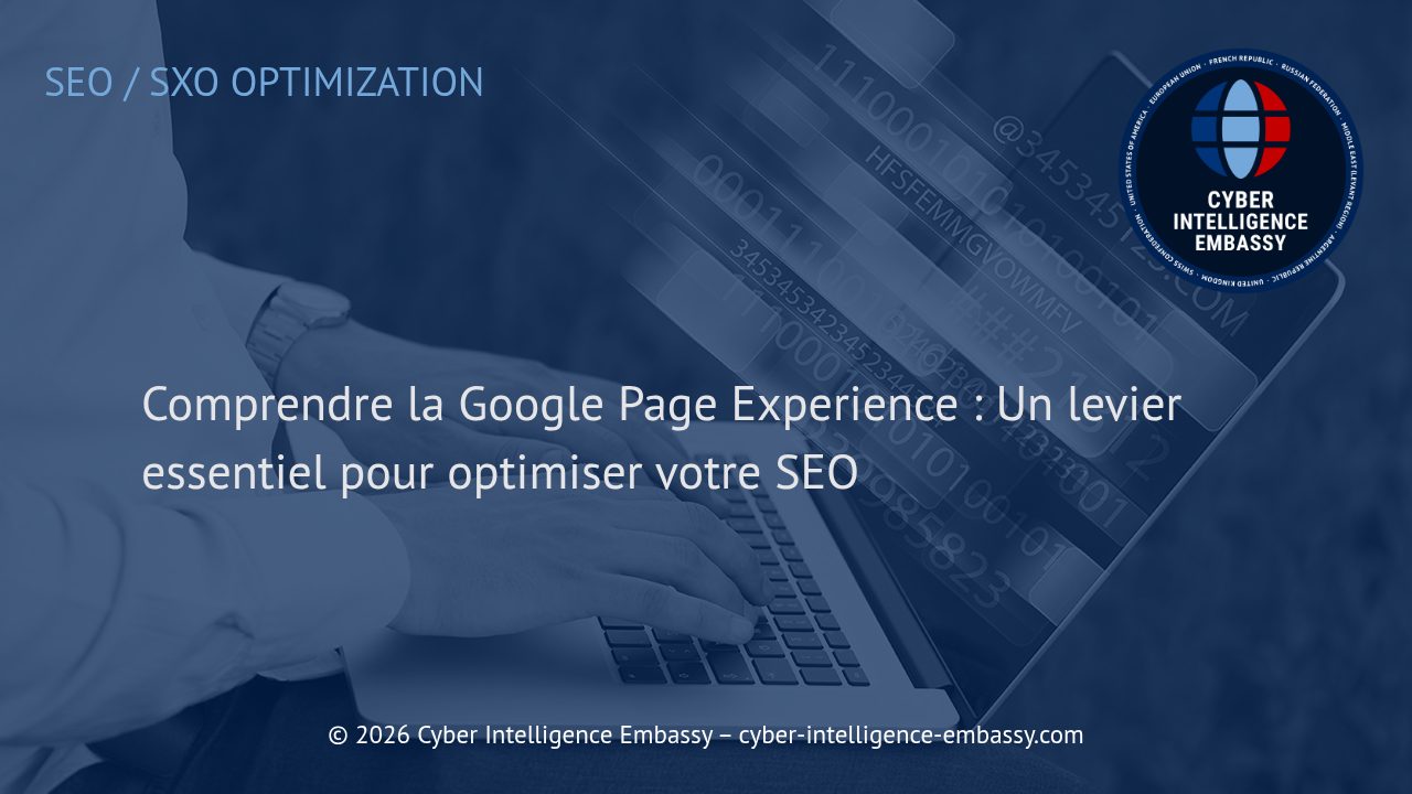 Comprendre la Google Page Experience : Un levier essentiel pour optimiser votre SEO
