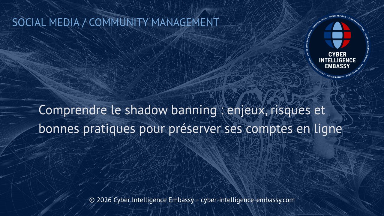 Comprendre le shadow banning : enjeux, risques et bonnes pratiques pour préserver ses comptes en ligne
