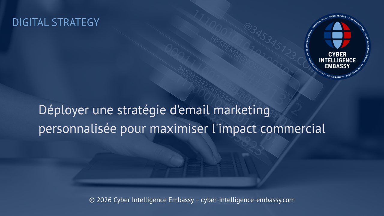 Déployer une stratégie d'email marketing personnalisée pour maximiser l'impact commercial
