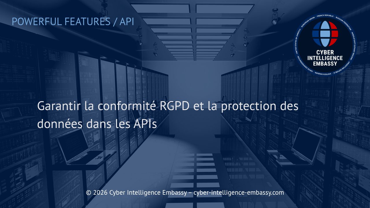 Garantir la conformité RGPD et la protection des données dans les APIs