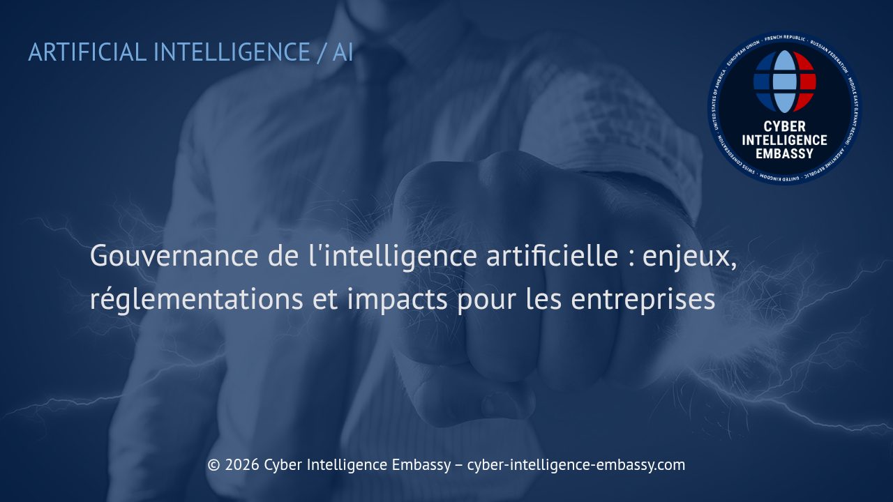 Gouvernance de l'intelligence artificielle : enjeux, réglementations et impacts pour les entreprises