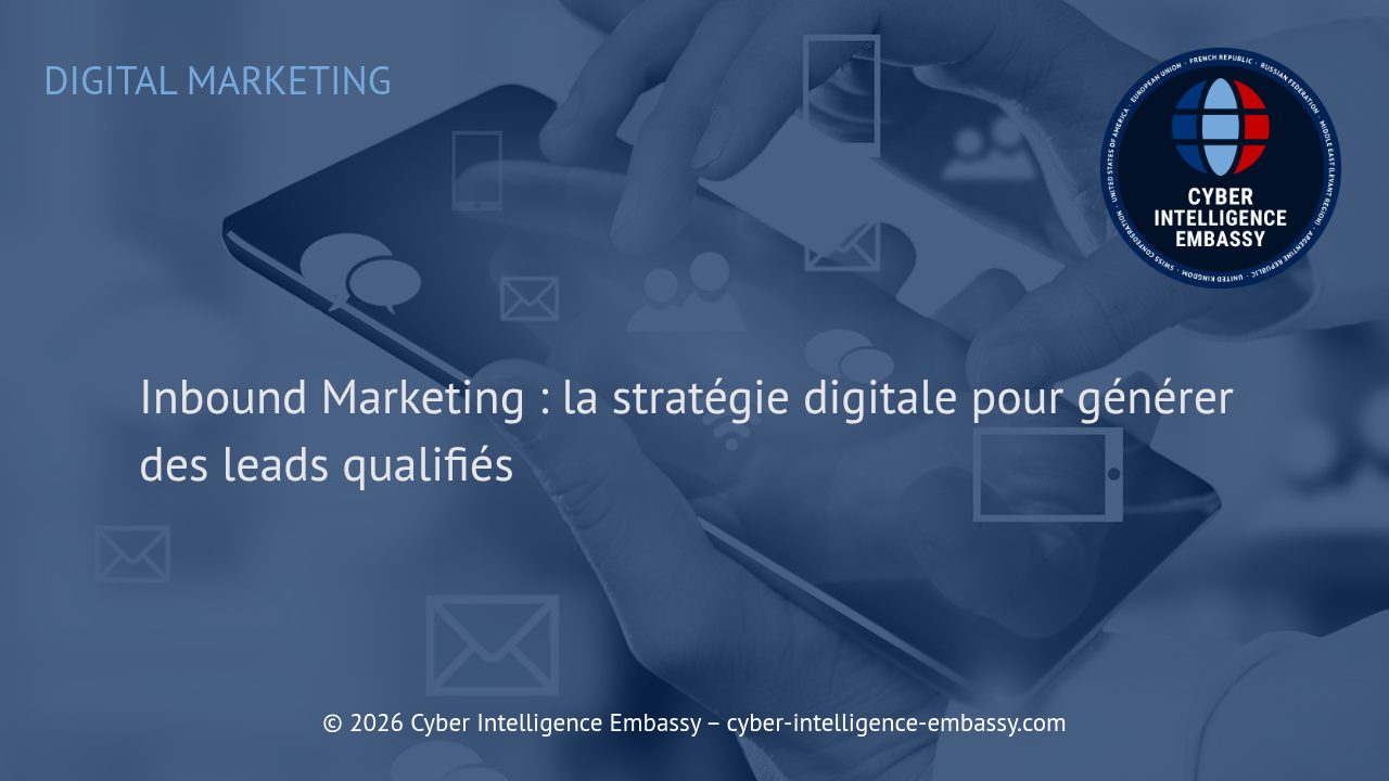 Inbound Marketing : la stratégie digitale pour générer des leads qualifiés