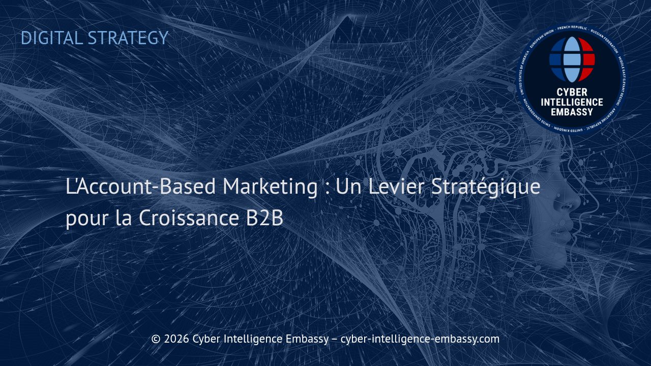 L'Account-Based Marketing : Un Levier Stratégique pour la Croissance B2B