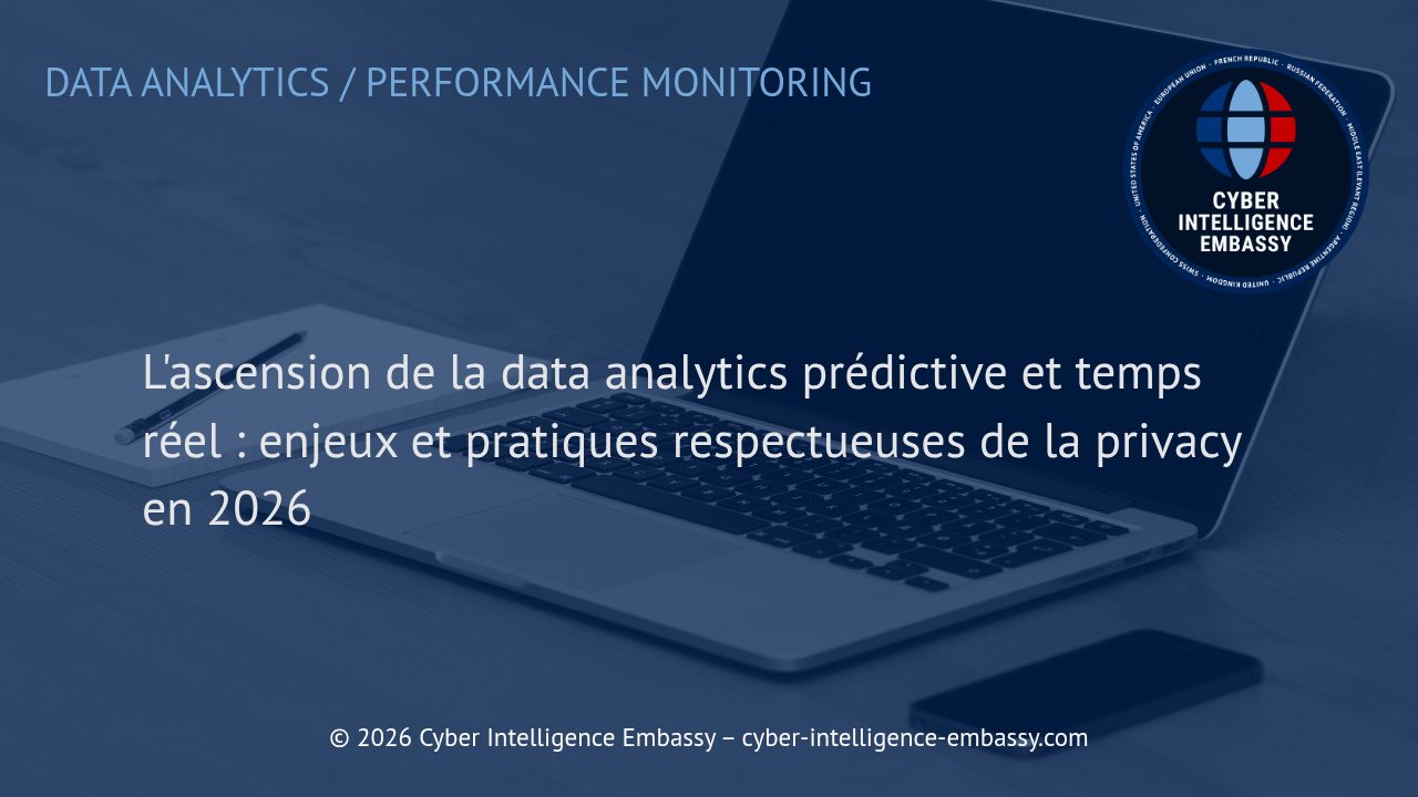 L'ascension de la data analytics prédictive et temps réel : enjeux et pratiques respectueuses de la privacy en 2026