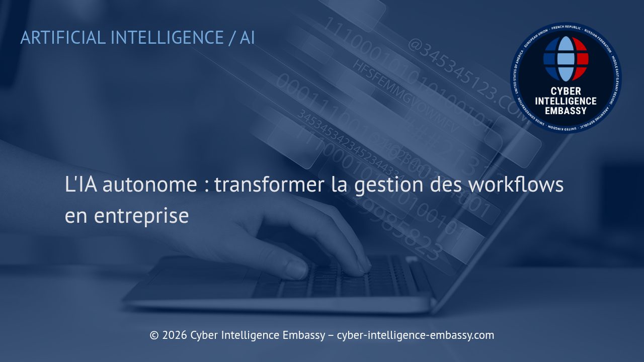 L'IA autonome : transformer la gestion des workflows en entreprise