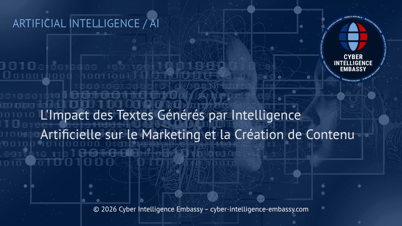 L'Impact des Textes Générés par Intelligence Artificielle sur le Marketing et la Création de Contenu