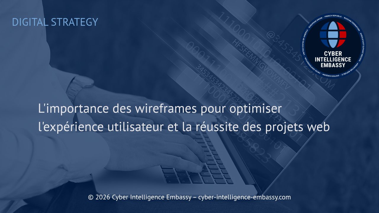 L'importance des wireframes pour optimiser l'expérience utilisateur et la réussite des projets web