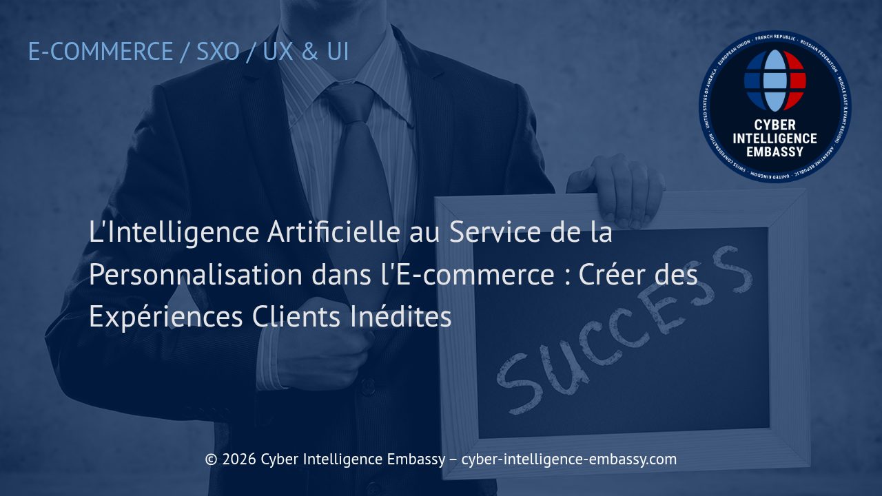 L'Intelligence Artificielle au Service de la Personnalisation dans l'E-commerce : Créer des Expériences Clients Inédites