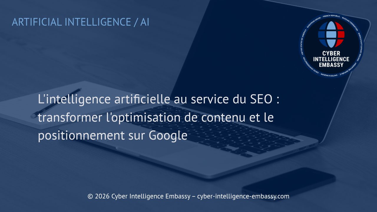 L'intelligence artificielle au service du SEO : transformer l'optimisation de contenu et le positionnement sur Google