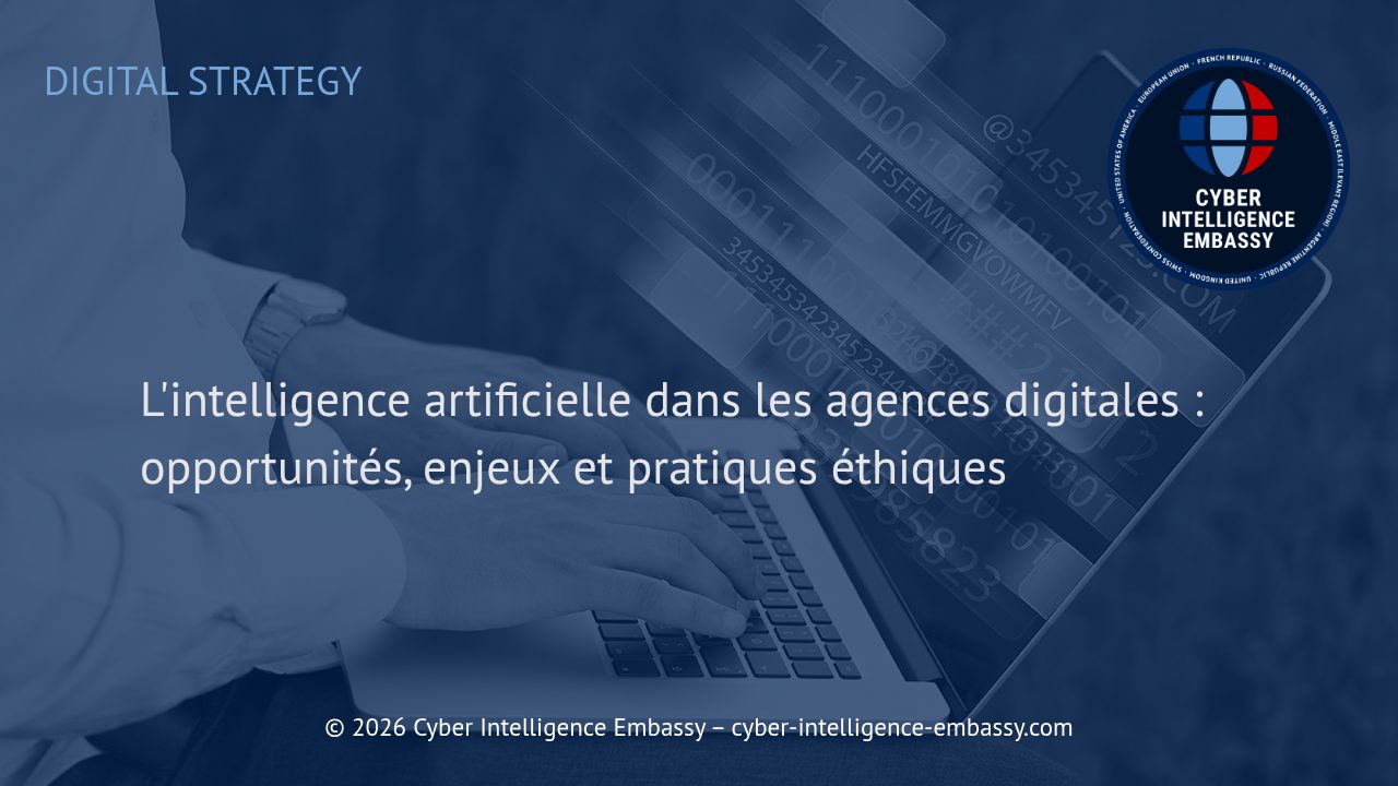 L'intelligence artificielle dans les agences digitales : opportunités, enjeux et pratiques éthiques