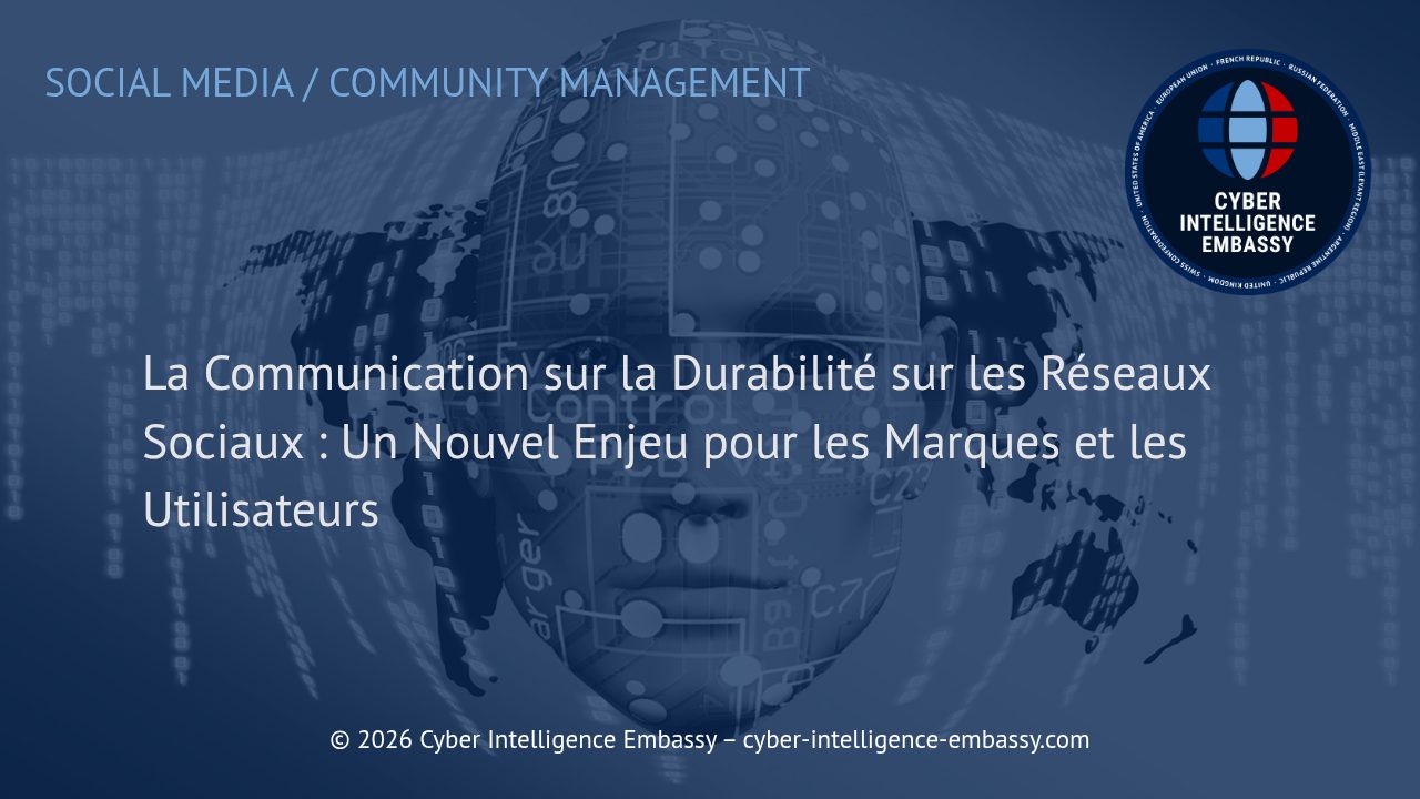 La Communication sur la Durabilité sur les Réseaux Sociaux : Un Nouvel Enjeu pour les Marques et les Utilisateurs