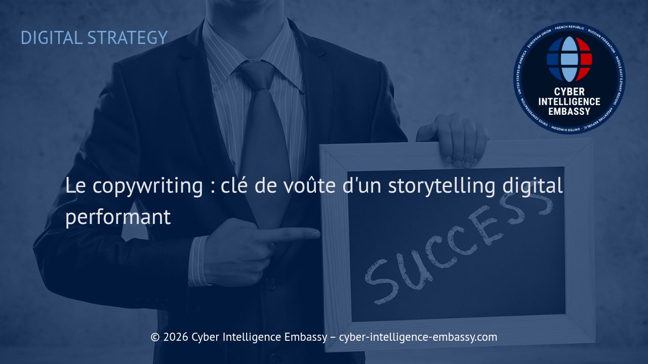 Le copywriting : clé de voûte d'un storytelling digital performant