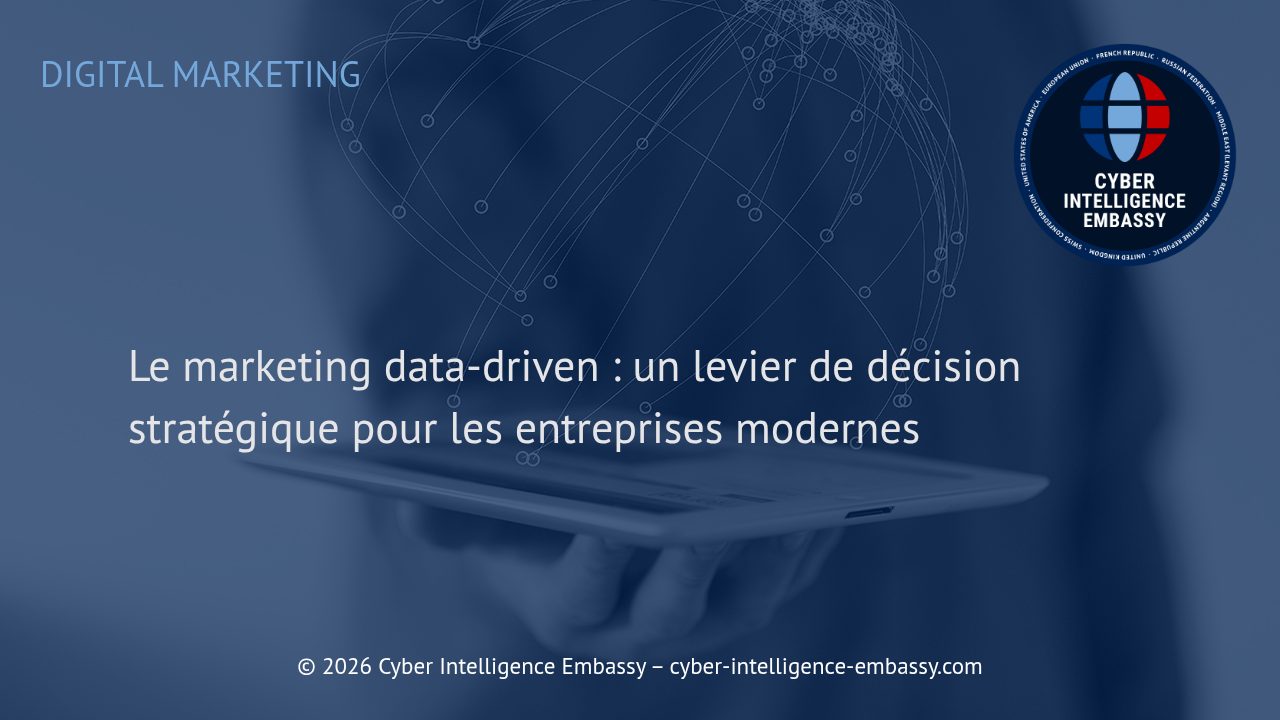 Le marketing data-driven : un levier de décision stratégique pour les entreprises modernes
