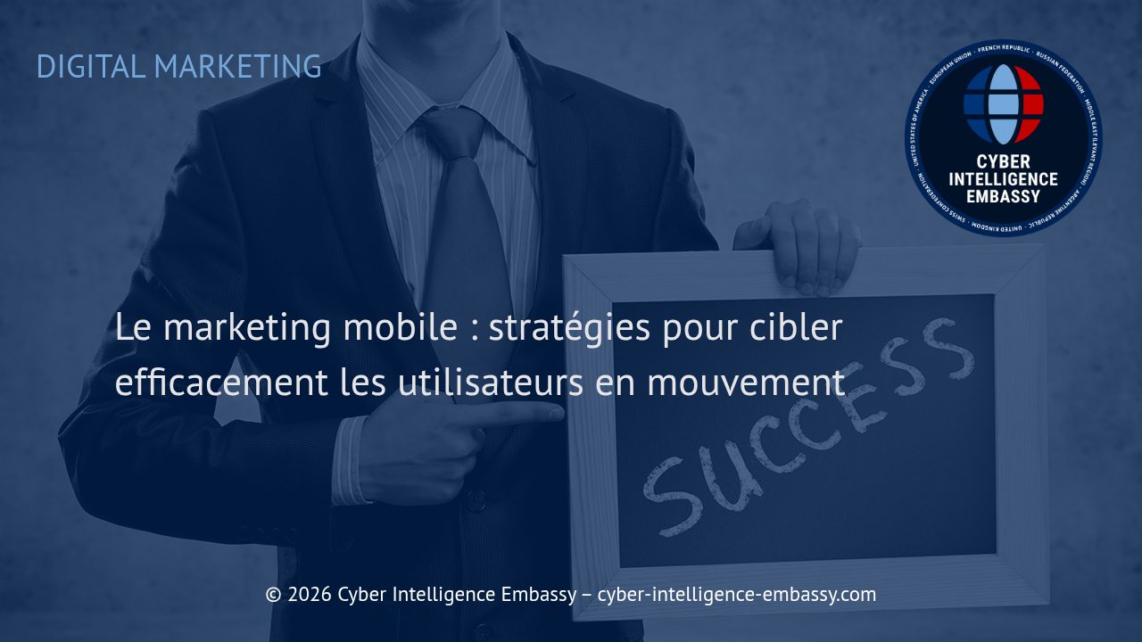 Le marketing mobile : stratégies pour cibler efficacement les utilisateurs en mouvement