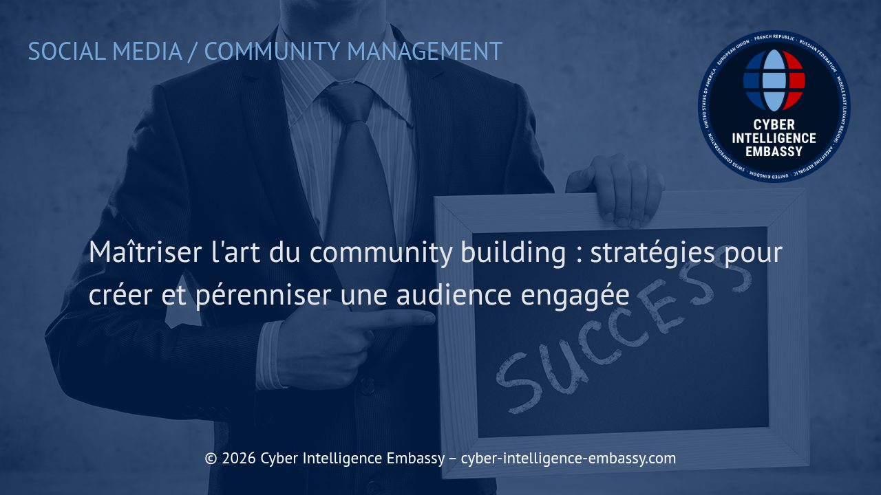 Maîtriser l'art du community building : stratégies pour créer et pérenniser une audience engagée