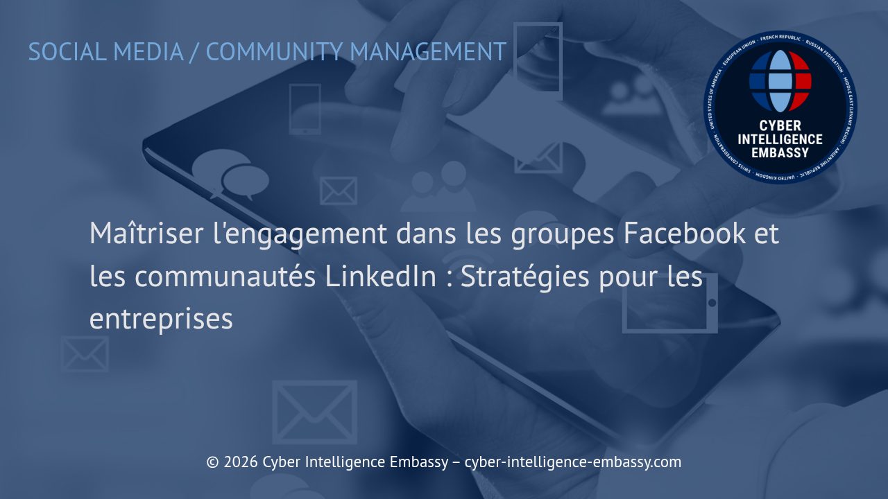 Maîtriser l'engagement dans les groupes Facebook et les communautés LinkedIn : Stratégies pour les entreprises