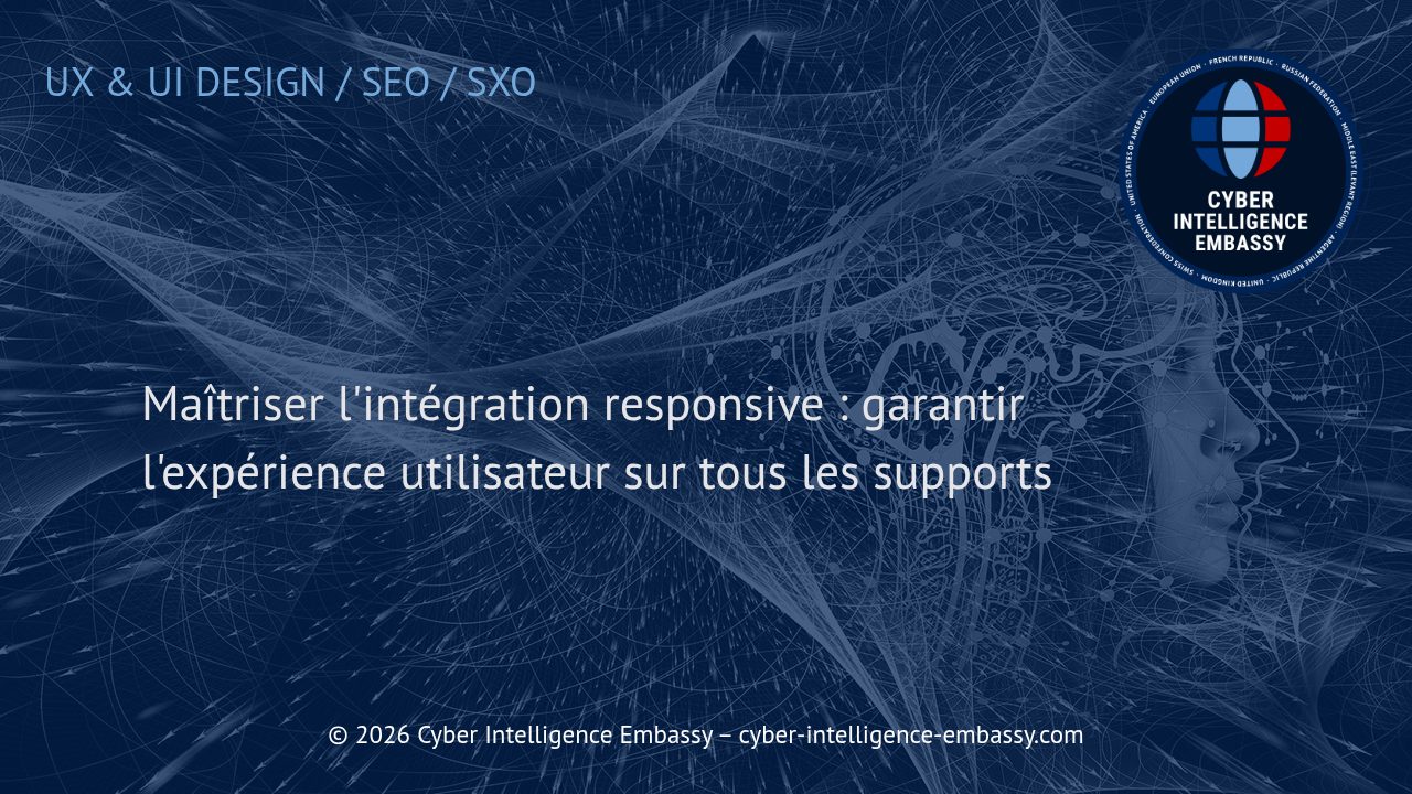 Maîtriser l'intégration responsive : garantir l'expérience utilisateur sur tous les supports