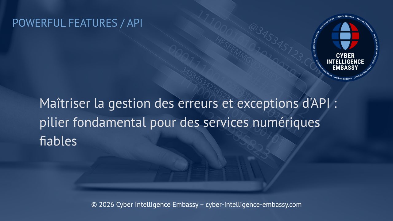 Maîtriser la gestion des erreurs et exceptions d'API : pilier fondamental pour des services numériques fiables