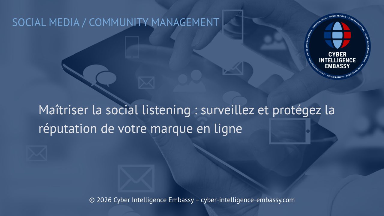 Maîtriser la social listening : surveillez et protégez la réputation de votre marque en ligne