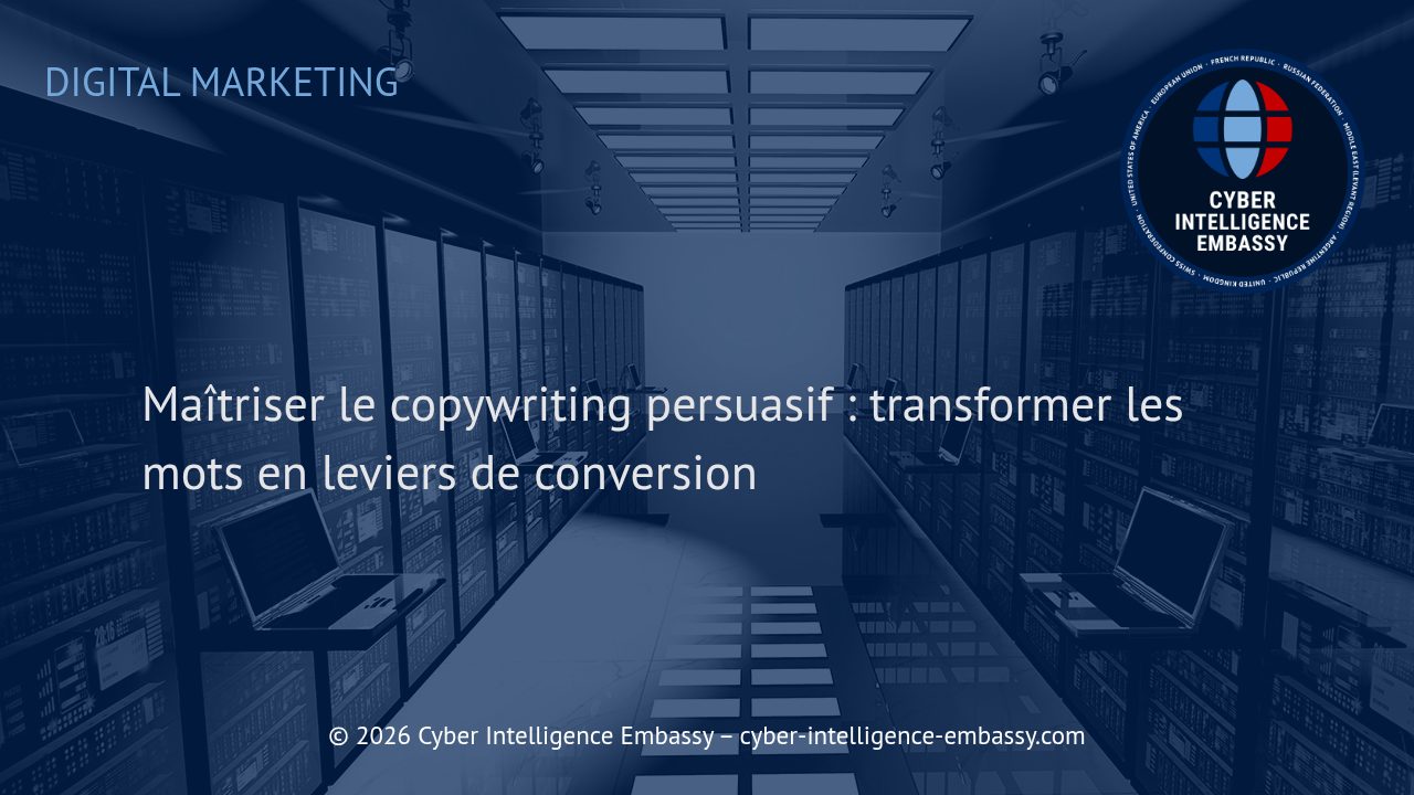 Maîtriser le copywriting persuasif : transformer les mots en leviers de conversion