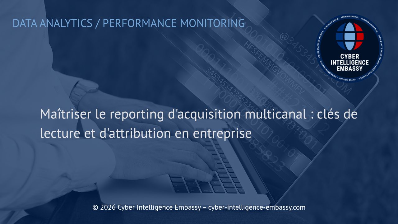 Maîtriser le reporting d'acquisition multicanal : clés de lecture et d'attribution en entreprise