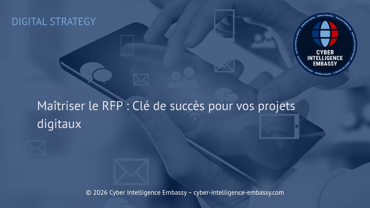 Maîtriser le RFP : Clé de succès pour vos projets digitaux