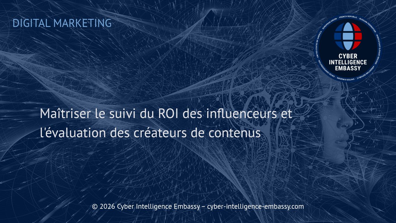 Maîtriser le suivi du ROI des influenceurs et l'évaluation des créateurs de contenus