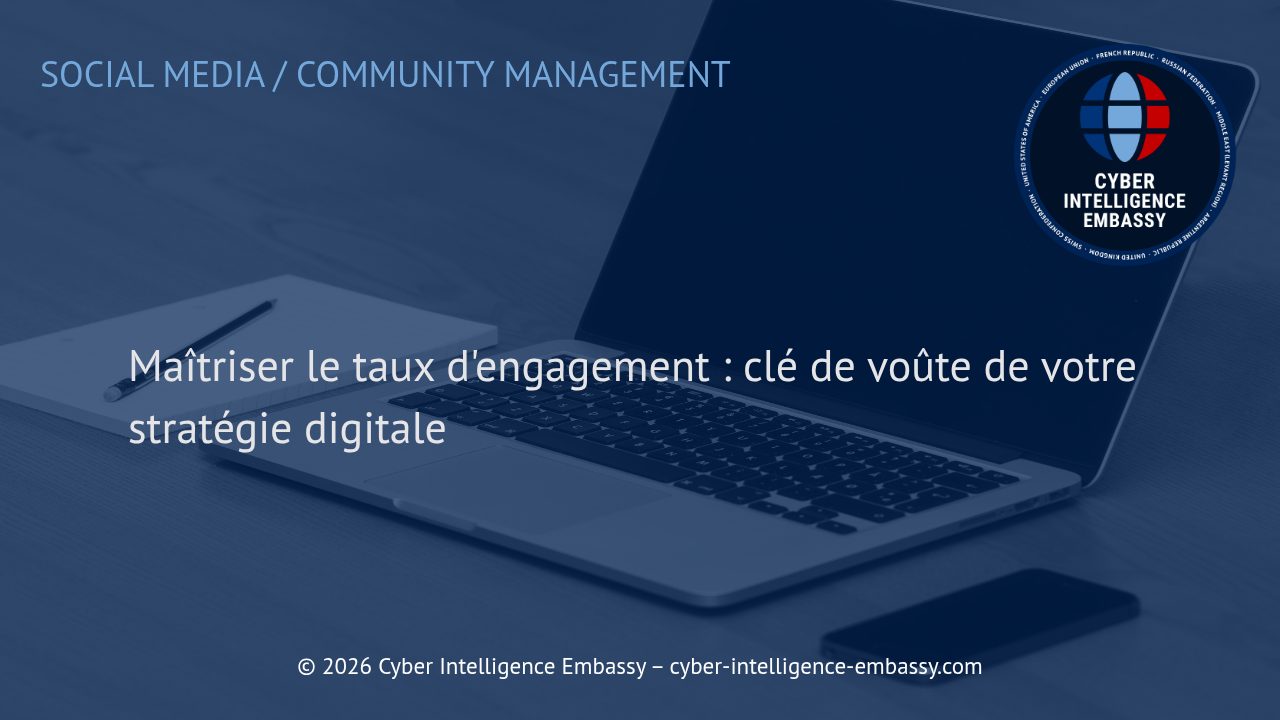 Maîtriser le taux d'engagement : clé de voûte de votre stratégie digitale