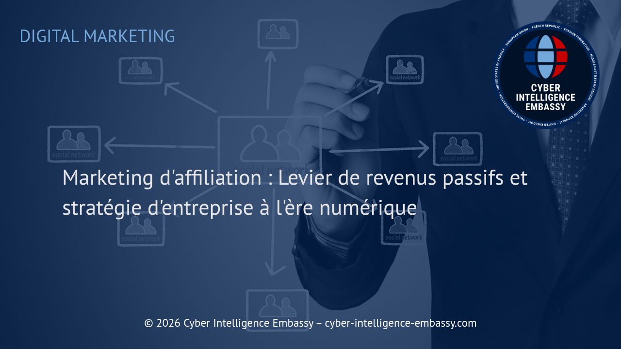 Marketing d'affiliation : Levier de revenus passifs et stratégie d'entreprise à l'ère numérique