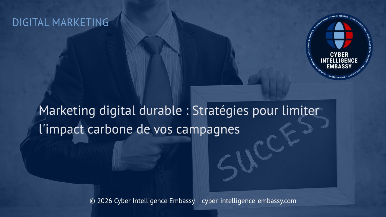 Marketing digital durable : Stratégies pour limiter l'impact carbone de vos campagnes