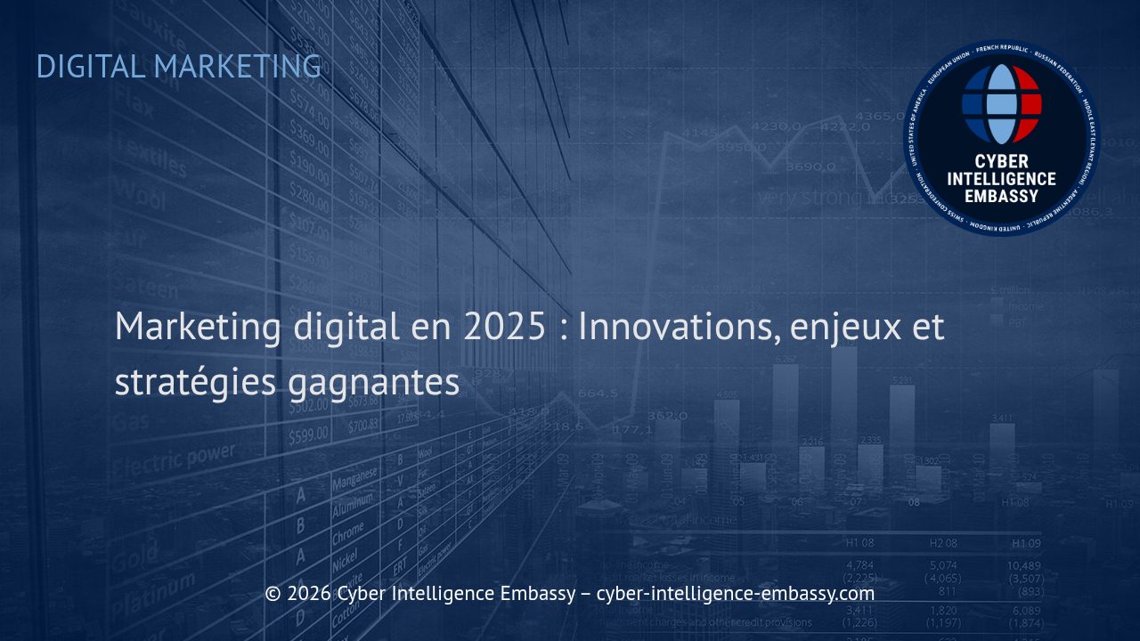 Marketing digital en 2025 : Innovations, enjeux et stratégies gagnantes
