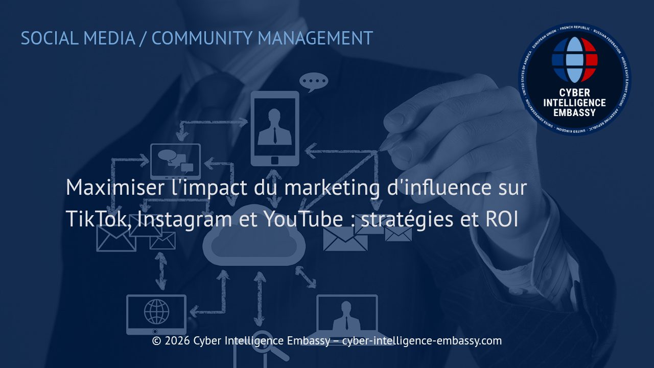 Maximiser l'impact du marketing d'influence sur TikTok, Instagram et YouTube : stratégies et ROI