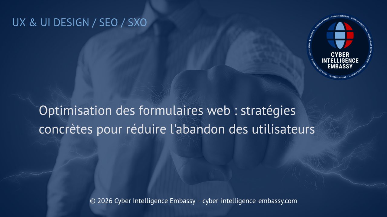 Optimisation des formulaires web : stratégies concrètes pour réduire l'abandon des utilisateurs