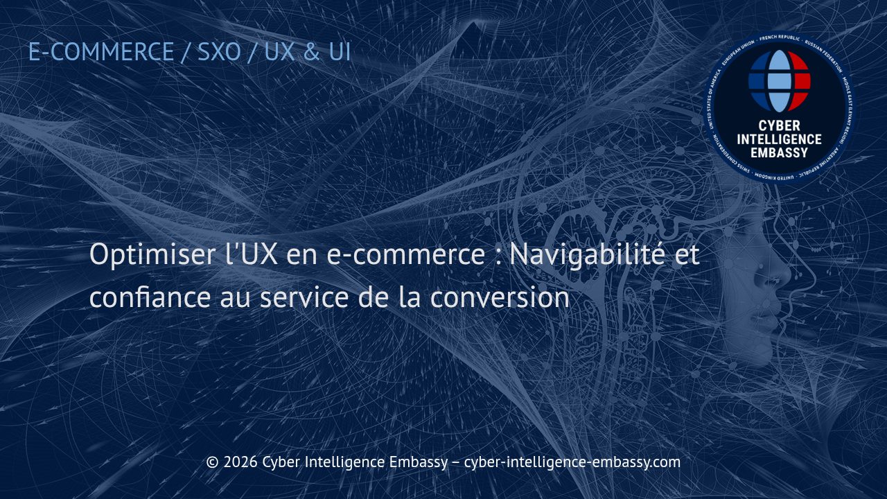 Optimiser l'UX en e-commerce : Navigabilité et confiance au service de la conversion