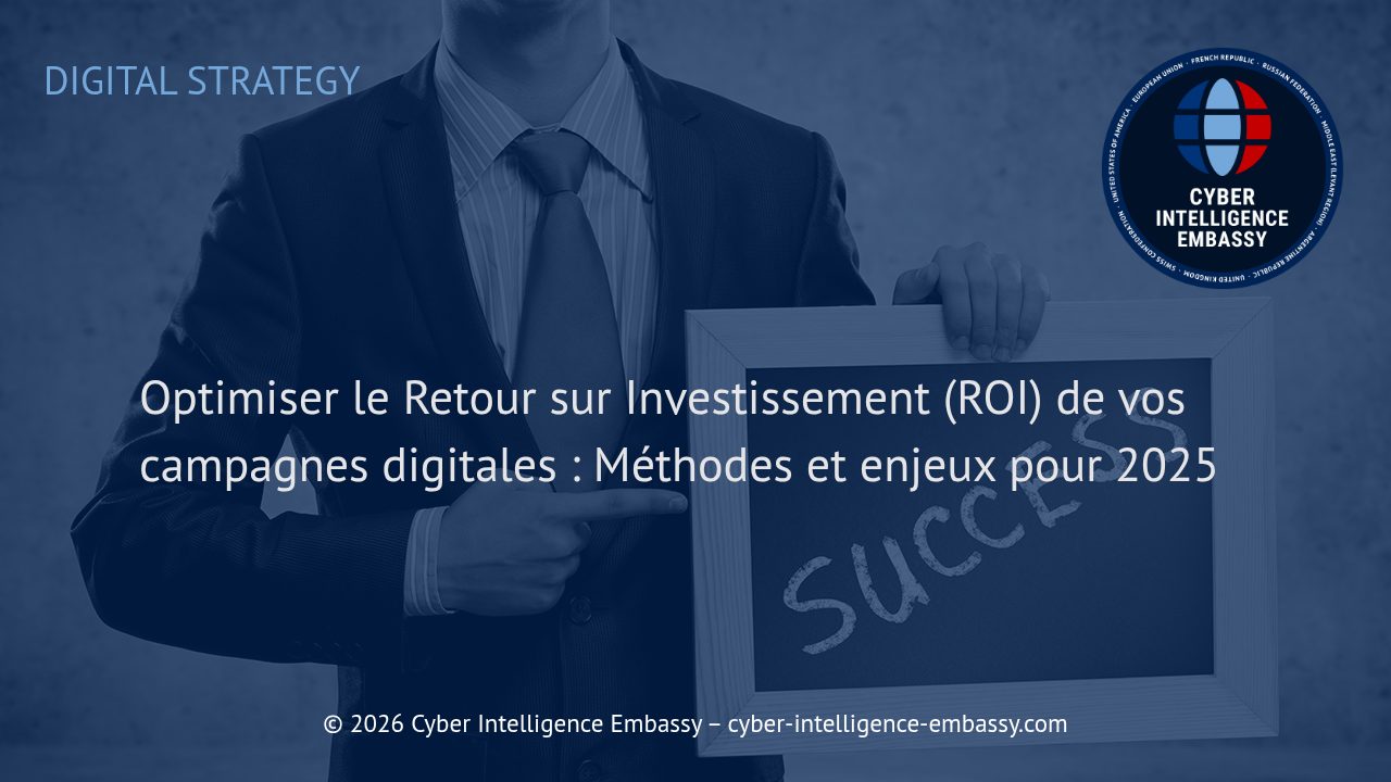 Optimiser le Retour sur Investissement (ROI) de vos campagnes digitales : Méthodes et enjeux pour 2025
