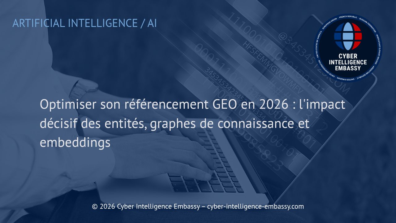 Optimiser son référencement GEO en 2026 : l'impact décisif des entités, graphes de connaissance et embeddings