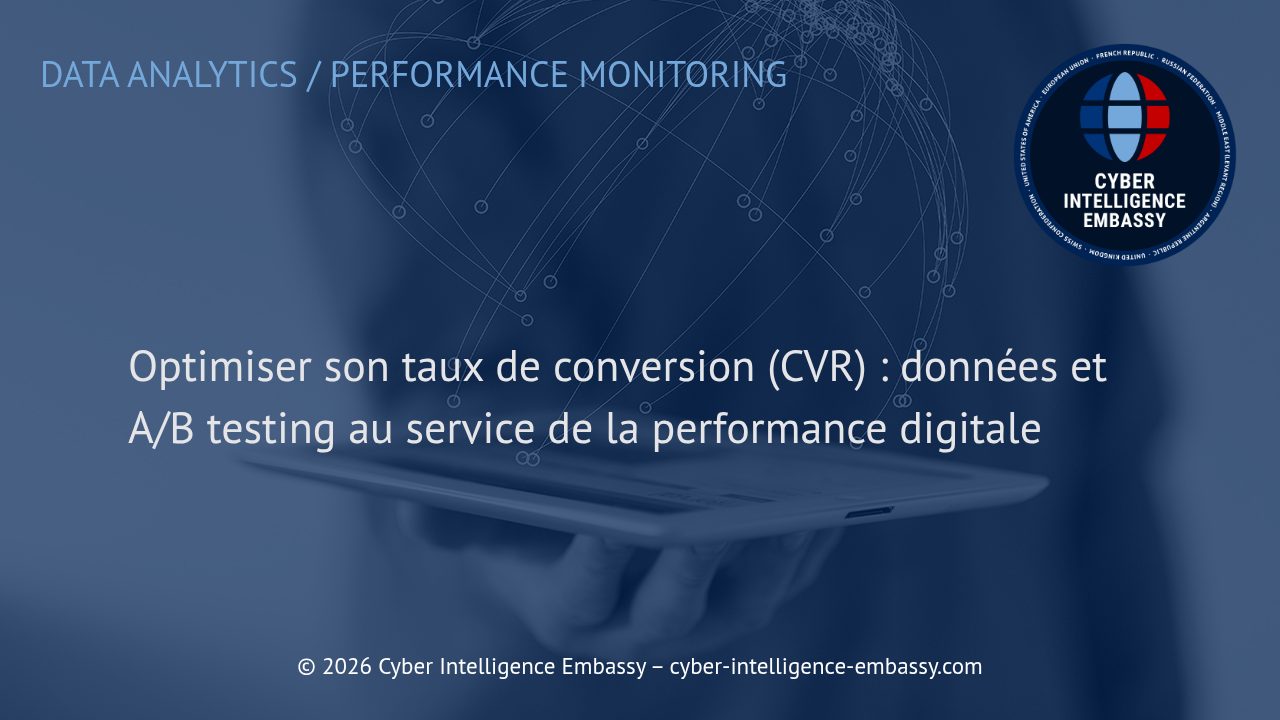 Optimiser son taux de conversion (CVR) : données et A/B testing au service de la performance digitale